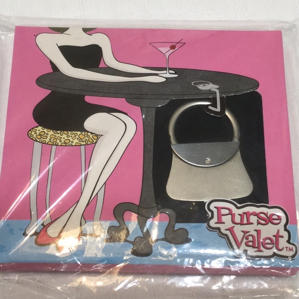 Kate Aspen Purse Valet Small Brushed Nickel Purse​